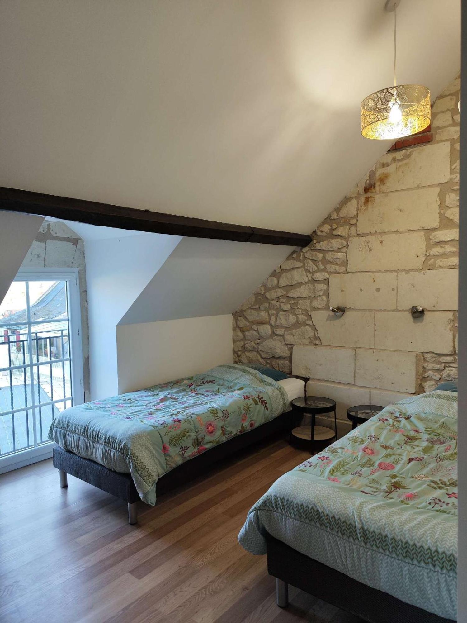 Gites Les Volets Rouges D'Allonnes Allonnes  Habitación foto